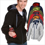 James & Nicholson - Kapuzen Sweatjacke 'Mens Doubleface Jacket'