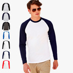 Fruit of the Loom - Kontrast Langarm-Shirt 