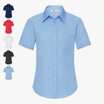 Fruit of the Loom - Popeline Kurzarm-Bluse 