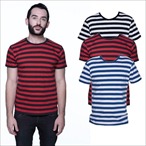 Mantis - Mens Retro Streifen T-Shirt 