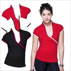 Mantis - Womens Mandarin Collar Top 