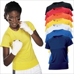 Hanes - Ladies Tagless Crew Neck Sports T-Shirt '7800'