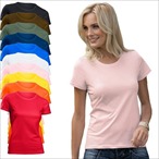 Hanes - Ladies Tagless Organic T-Shirt aus Bio-Baumwolle