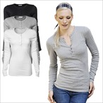 Tee Jays - Ladies 1x1 Rib Grandma Longsleeve 