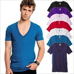 Canvas - Unisex Deep V-Neck T-Shirt 
