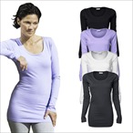 Tee Jays - Ladies Stretch Long Sleeve Extra Long 