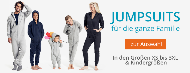 Jumpsuits f�r die ganze Familie