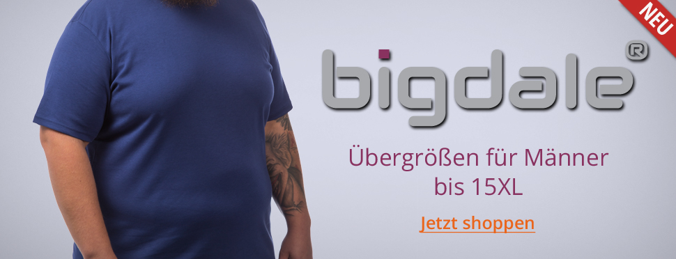 bigdale - �bergr��en f�r M�nner bis 15XL