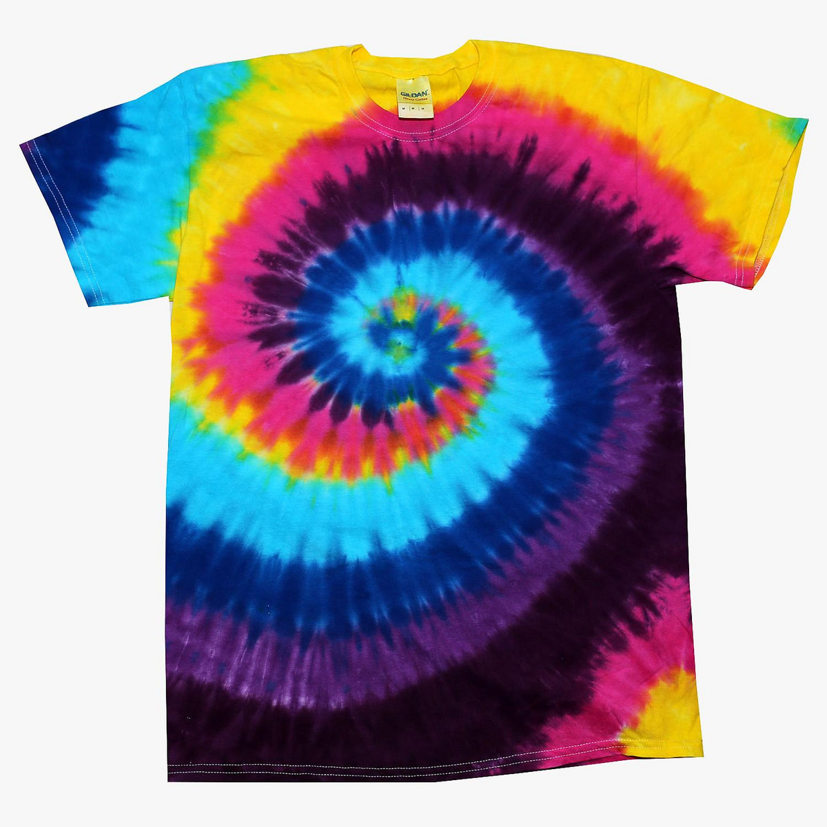 Kinder Batik T-Shirt 'Swirl'Flower-Power Hippie COLORTONE