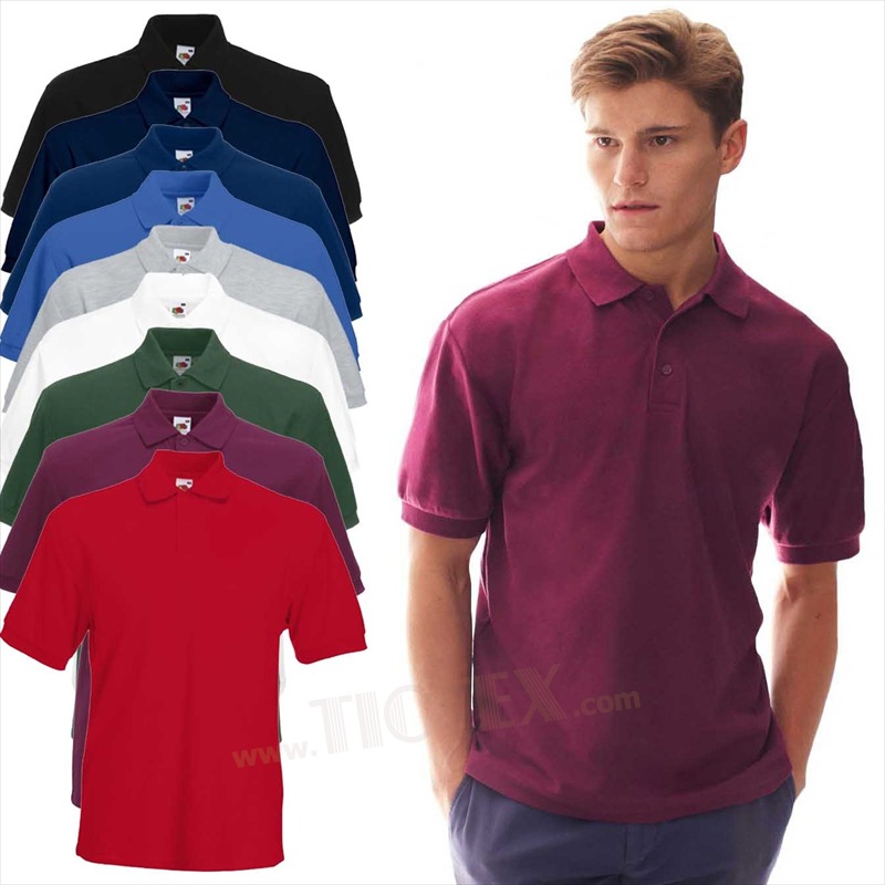 fruit of the loom heavy polo